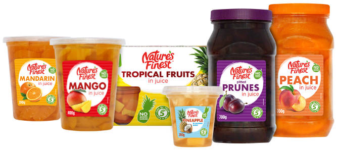 Range of fruit products. 200g. 400g. 700g. And multipacks Range of fruit products. 200g. 400g. 700g. And multipacks.